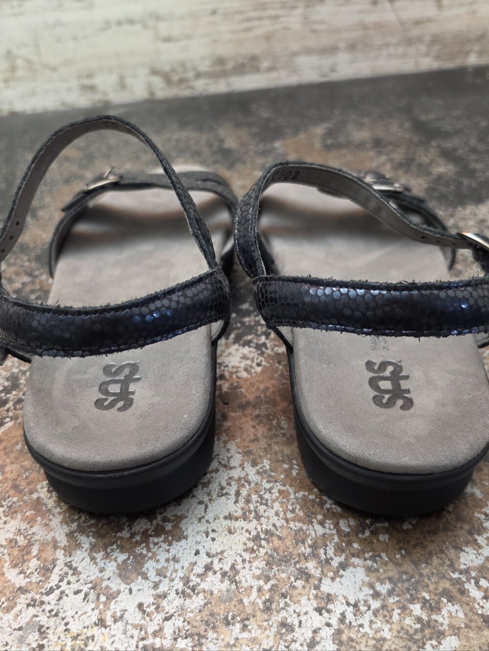 Womens SAS Sandals Shoes Sz 10 W Wide Used Made in USA Comfort Casual - Picture 6 of 11